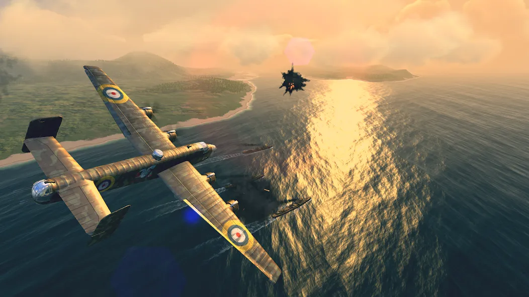 Warplanes: WW2 Dogfight — Мод: Много денег — скриншот 3 Warplanes: WW2 Dogfight — Мод: Много денег — скриншот 3