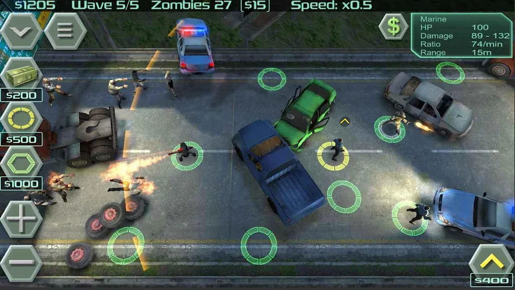 Zombie Defense — Мод: Много денег — скриншот 2
