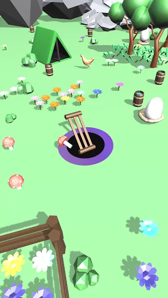 Скачать Hole Vacuum 3D на Андроид — Много денег — скриншот 5