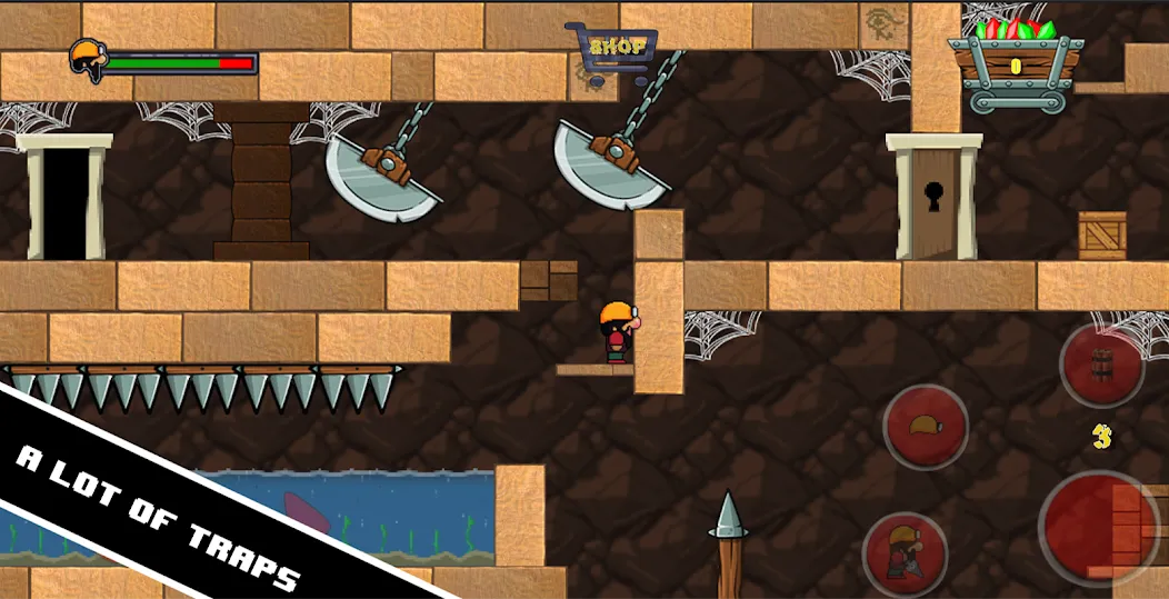 Скачать взлом Dan the Dungeon Digger на Андроид — Много денег — скриншот 1