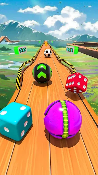 Скачать Rolling Ball Game Hop Ball Run (Мод: Много денег) на Андроид — скриншот 2