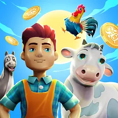 Скачать CropBytes: A Crypto Farm Game — Модификация Много денег