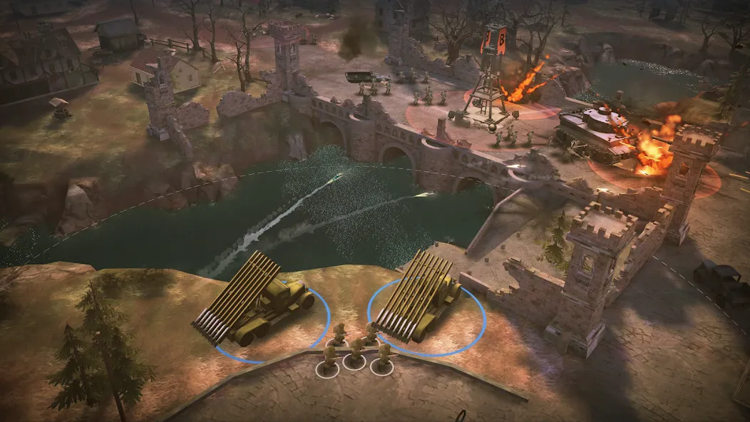 World War Armies: WW2 PvP RTS MOD APK — Много ресурсов — скриншот 5