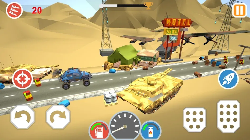 Скачать Zombie Cars Crush: Racing Die с модом — Много денег — скриншот 3
