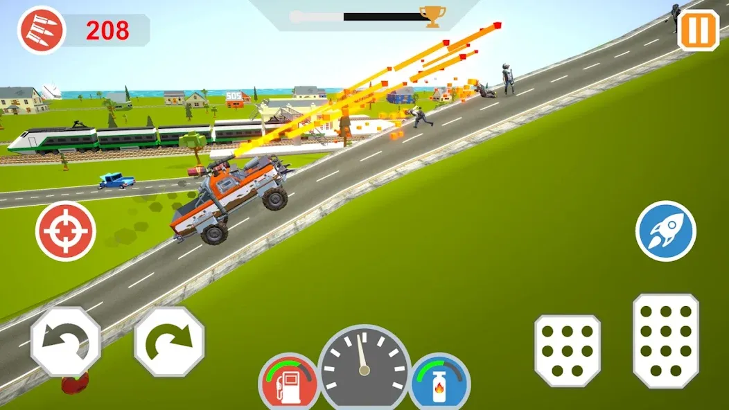 Скачать Zombie Cars Crush: Racing Die с модом — Много денег — скриншот 5