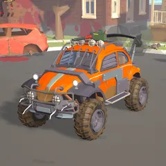 Скачать Zombie Cars Crush: Racing Die с модом — Много денег