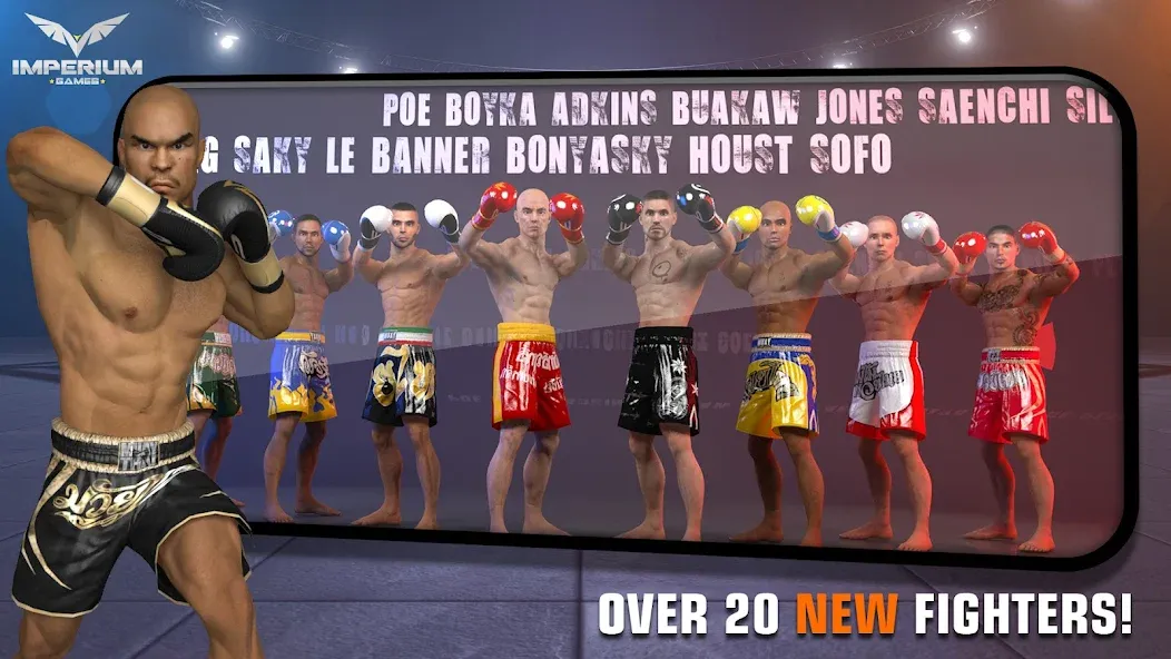 Muay Thai 2 - Fighting Clash на Андроид — Много денег — скриншот 3