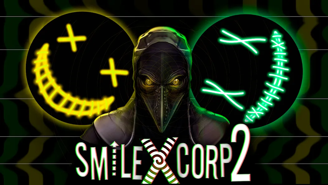 Smiling-X 2 : Horror Adventure MOD APK на Android — Много патронов и бессмертие — скриншот 1