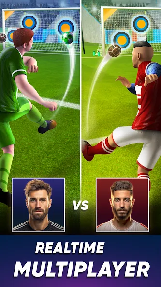 Скачать SOCCER Kicks - Stars Strike 24 (Мод: Много денег) на Андроид — скриншот 1