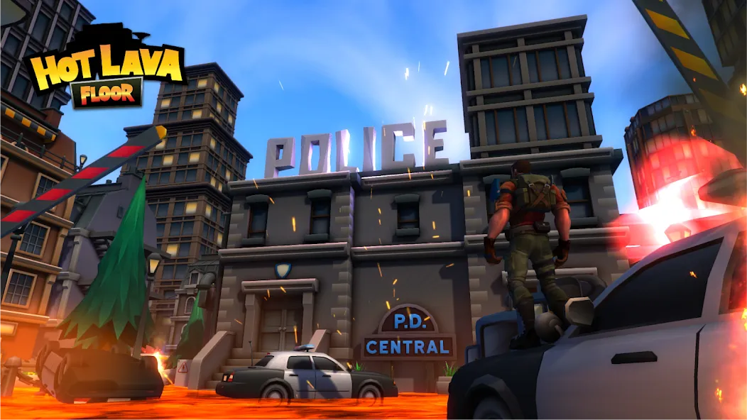 Взломанная Hot Lava Floor: Urban Escape на Андроид — Все открыто — скриншот 4