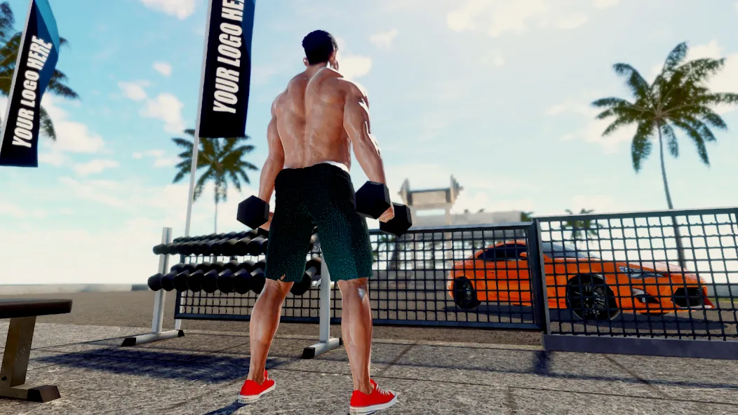 Iron Muscle IV - GYM simulator (Мод Много денег) — скриншот 2