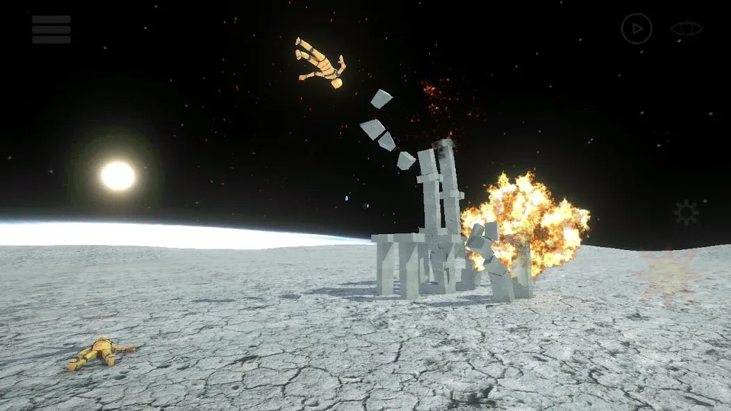Destruction simulator sandbox Mod APK Много денег — Скачать на Андроид — скриншот 3