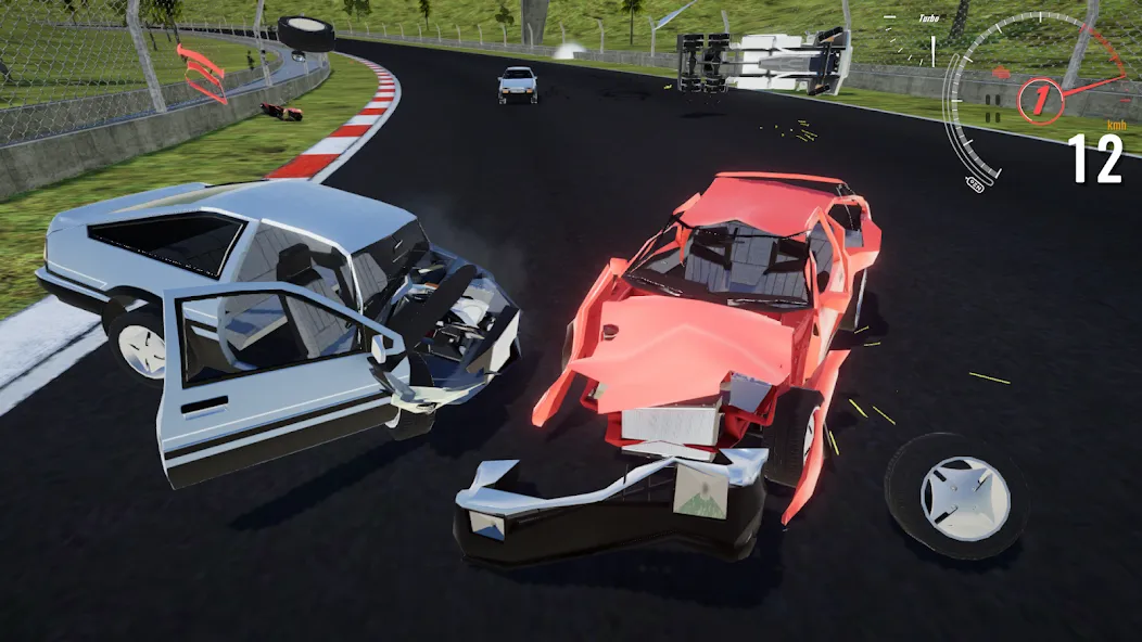 Взломанная Destructive Car Race Generator на Андроид — Много денег — скриншот 3