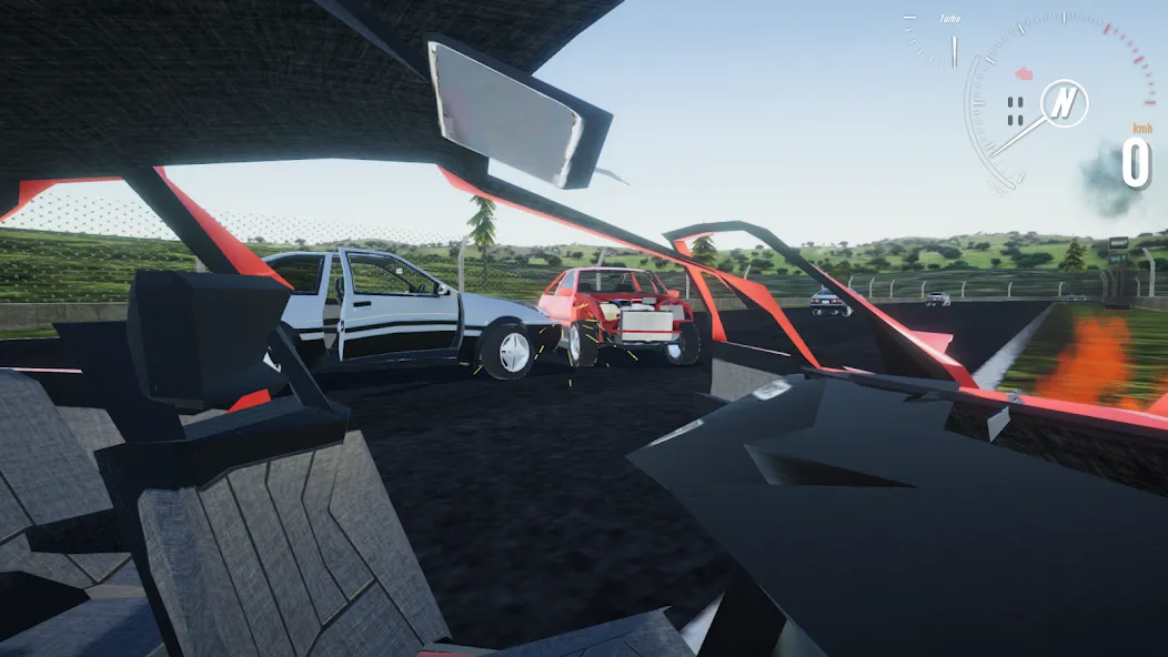 Взломанная Destructive Car Race Generator на Андроид — Много денег — скриншот 4