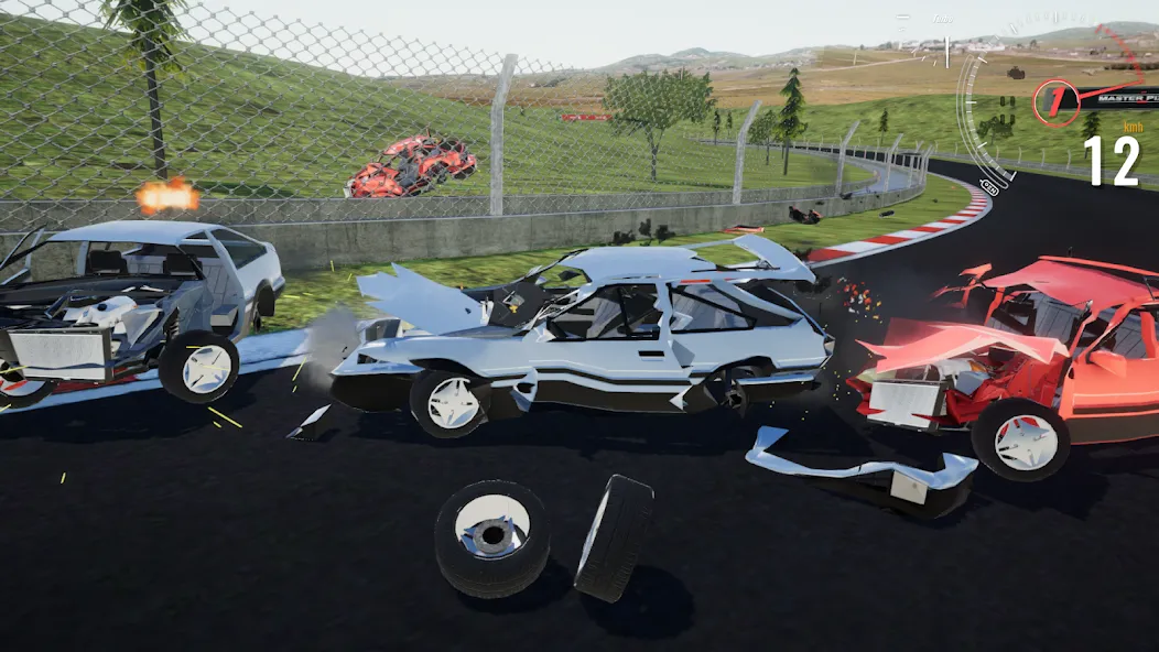 Взломанная Destructive Car Race Generator на Андроид — Много денег — скриншот 5