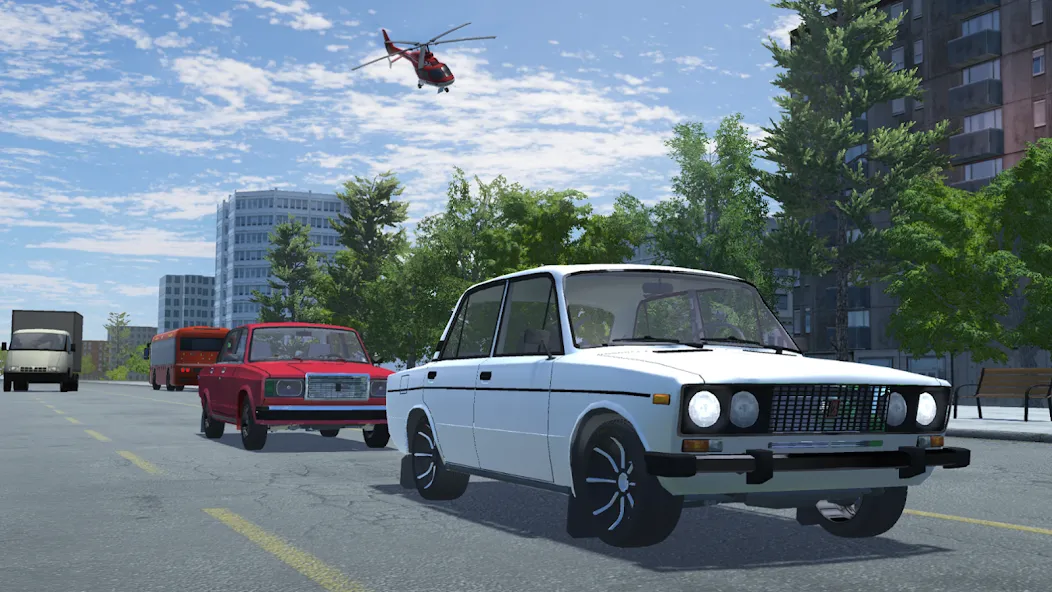 Скачать Russian Car Lada 3D на Android — Много денег — скриншот 3
