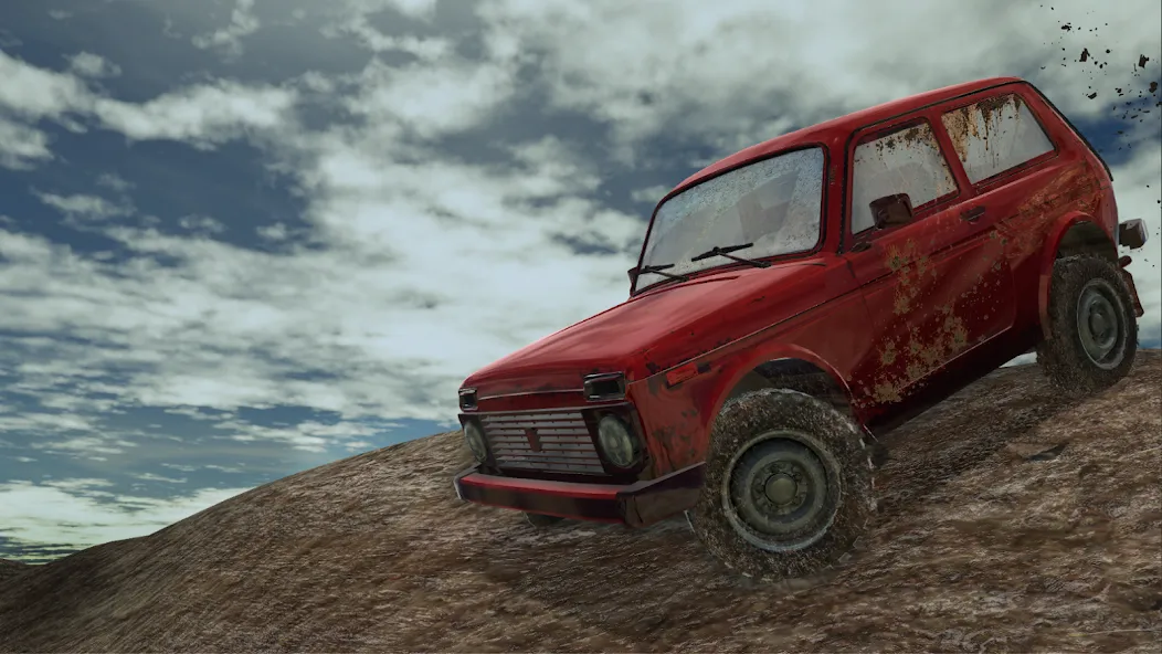 Скачать Offroad 4x4 Russian: Uaz Niva — Последняя версия (Много денег и бесконечный бензин) — скриншот 4