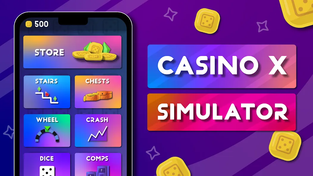 Casino X - Casino Simulator Mod APK Много денег — Скачать на Андроид — скриншот 1