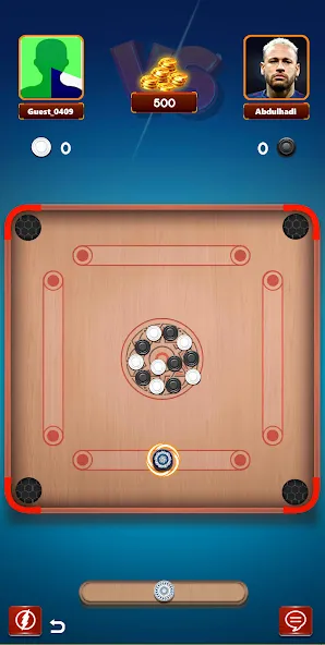 Скачать Carrom Board Clash : Pool game на телефон — Много денег — скриншот 1