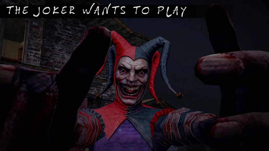 Joker Show - Horror Escape — Взломанная версия (Бессмертие и всё открыто) — скриншот 2