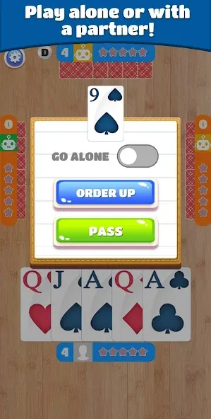 Euchre MOD — Все карты открыты на Андроид — скриншот 3