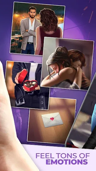 Love Story ® Romance Games — Мод: Много алмазов и билетов — скриншот 5