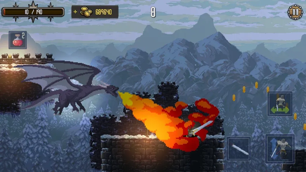 Deathblaze Action Platformer — Много денег — скриншот 5