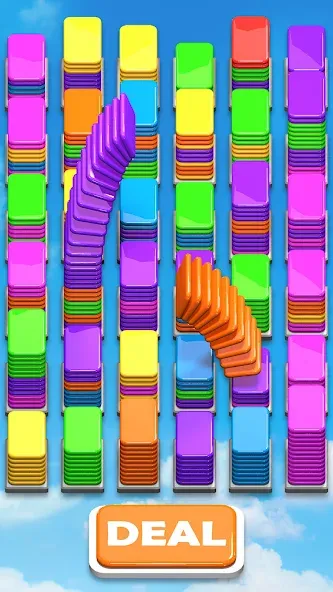Card Shuffle Sort на Андроид — Мод Много денег — скриншот 2
