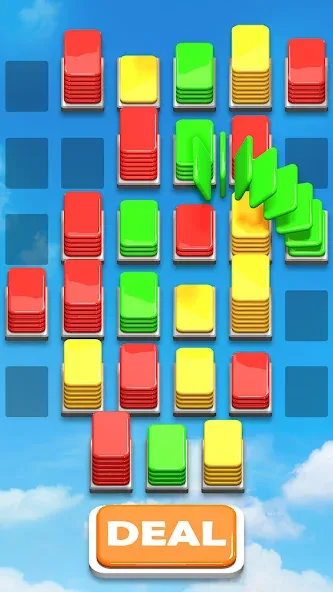 Card Shuffle Sort на Андроид — Мод Много денег — скриншот 3