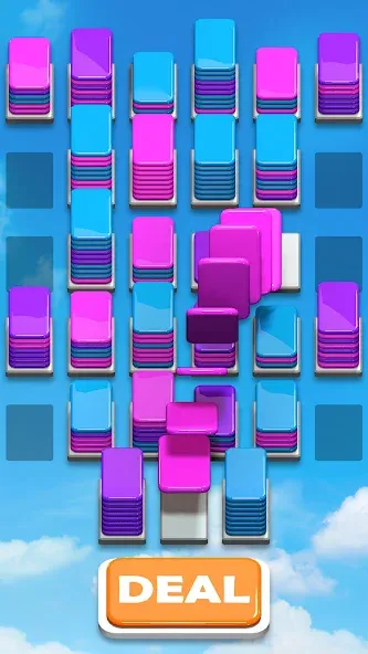 Card Shuffle Sort на Андроид — Мод Много денег — скриншот 4