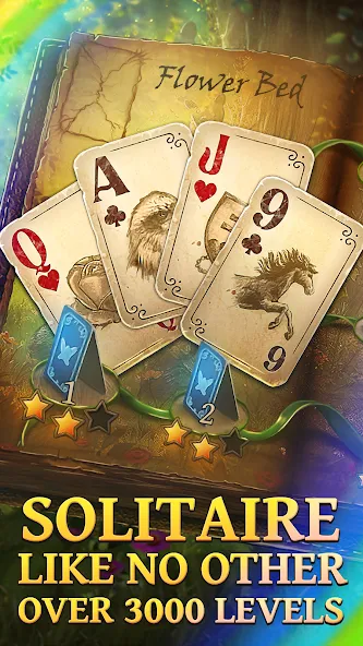 Скачать Solitaire Fairytale (Мод: Много золота и подсказок) на Андроид — скриншот 1 Скачать Solitaire Fairytale (Мод: Много золота и подсказок) на Андроид — скриншот 1