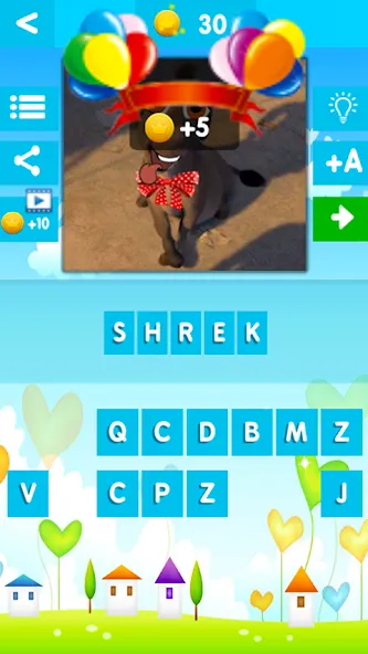 Скачать взлом Cartoon Quiz на Андроид — Все подсказки открыты — скриншот 3 Скачать взлом Cartoon Quiz на Андроид — Все подсказки открыты — скриншот 3