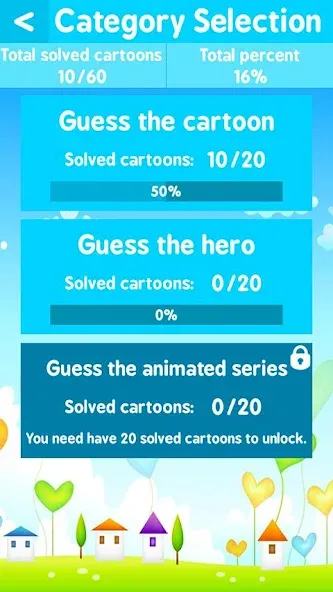 Скачать взлом Cartoon Quiz на Андроид — Все подсказки открыты — скриншот 5