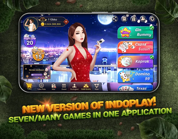 Скачать взлом Indoplay-Capsa Domino QQ Poker на Андроид — Много золота и фишек — скриншот 1 Скачать взлом Indoplay-Capsa Domino QQ Poker на Андроид — Много золота и фишек — скриншот 1