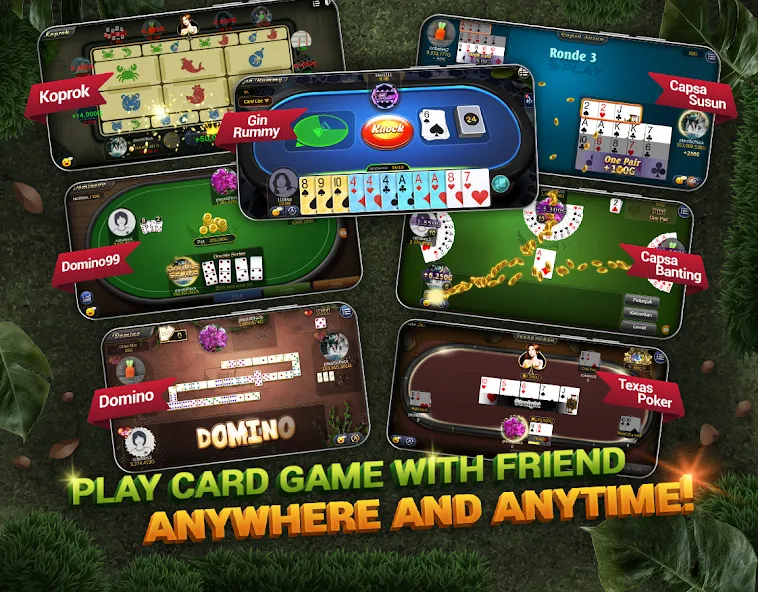 Скачать взлом Indoplay-Capsa Domino QQ Poker на Андроид — Много золота и фишек — скриншот 4 Скачать взлом Indoplay-Capsa Domino QQ Poker на Андроид — Много золота и фишек — скриншот 4