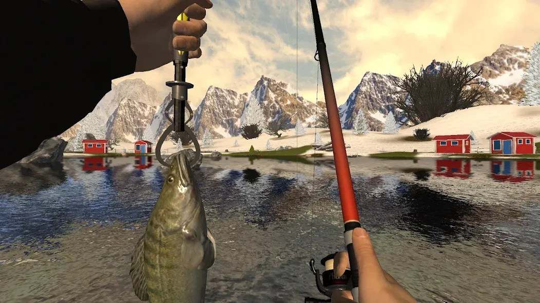 Professional Fishing (Мод Много денег) — скриншот 2