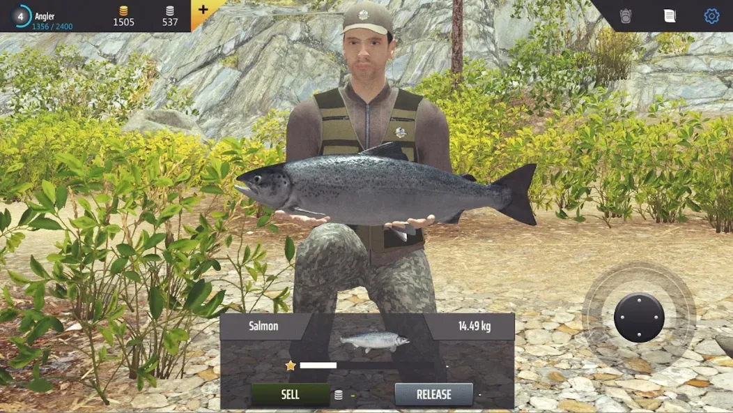 Professional Fishing (Мод Много денег) — скриншот 4