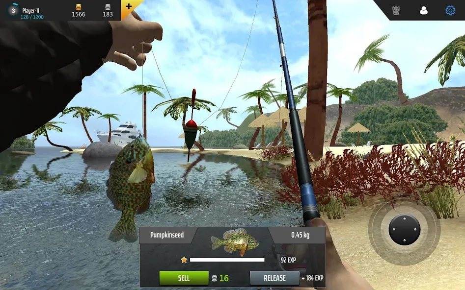 Professional Fishing (Мод Много денег) — скриншот 5