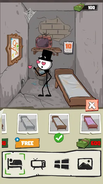 Скачать Prison Break: Stick Story на Android — Много денег — скриншот 3