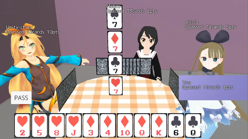 Скачать Sevens card game на телефон — Все открыто — скриншот 2