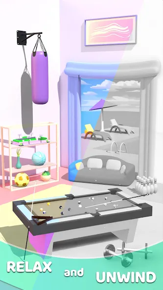 Скачать Zen Tile World MOD APK — Много денег и без рекламы — скриншот 3