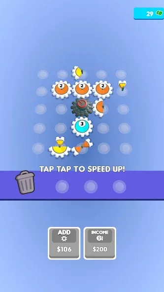 Gear Sort Puzzle MOD APK на Android — Взлом на много денег — скриншот 4