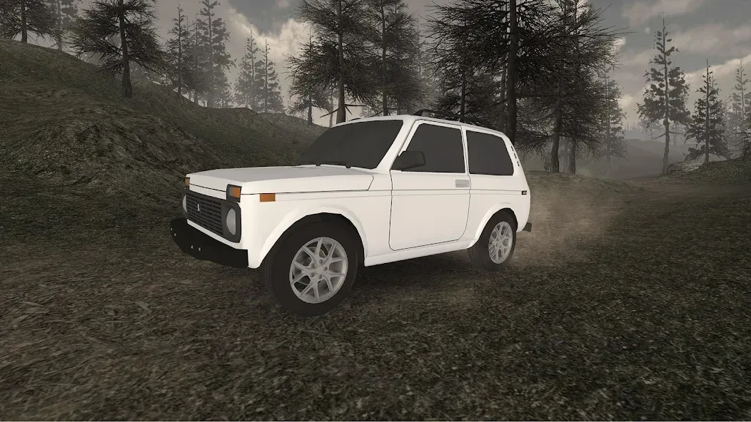 Скачать Forest Roads. Niva на Android — Много денег и всё открыто — скриншот 1