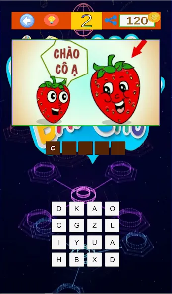 Đuổi Hình Bắt Chữ 2022 Mod APK Много подсказок — Скачать на Андроид — скриншот 3 Đuổi Hình Bắt Chữ 2022 Mod APK Много подсказок — Скачать на Андроид — скриншот 3