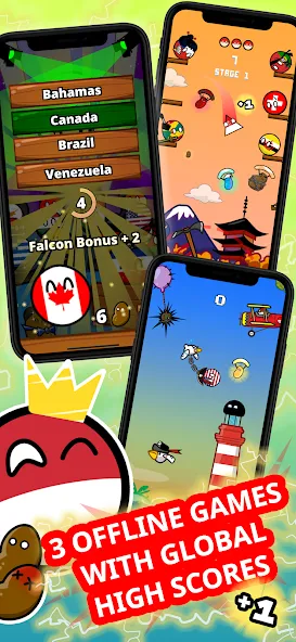 Скачать Countryball Potato Mayhem на Андроид — Много денег и без рекламы — скриншот 2 Скачать Countryball Potato Mayhem на Андроид — Много денег и без рекламы — скриншот 2