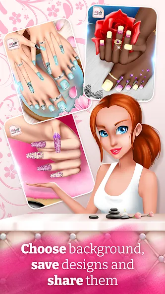 Скачать Nail Art Fashion Salon Game (Мод: Все открыто) на Андроид — скриншот 5