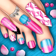 Скачать Nail Art Fashion Salon Game (Мод: Все открыто) на Андроид