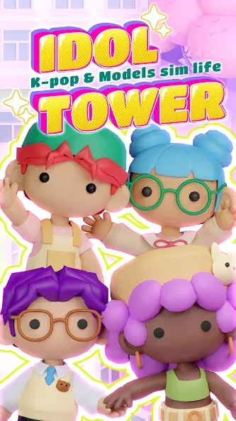 Idol Tower: K-pop & Models MOD APK на Android — Много денег — скриншот 4