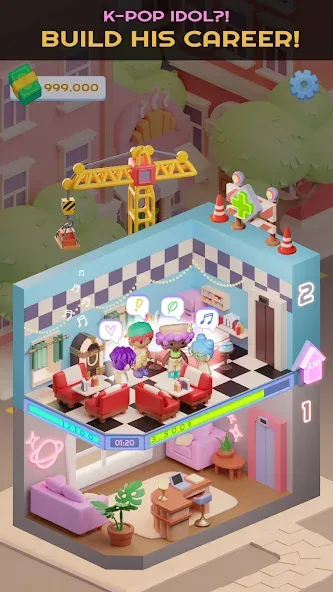 Idol Tower: K-pop & Models MOD APK на Android — Много денег — скриншот 5