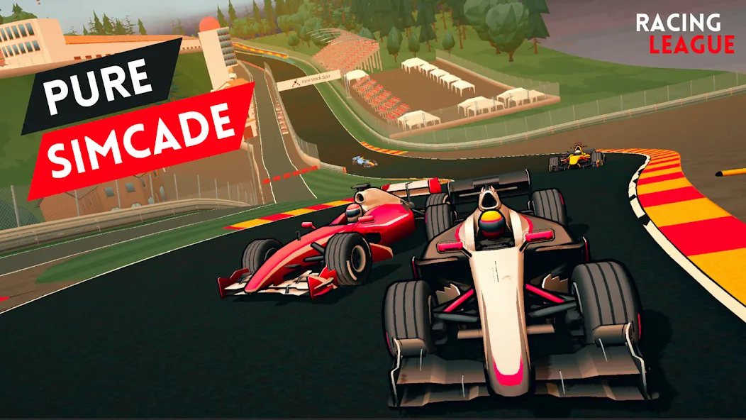 Скачать Racing League: 3D Race Offline — Модификация Много денег и всё открыто — скриншот 1